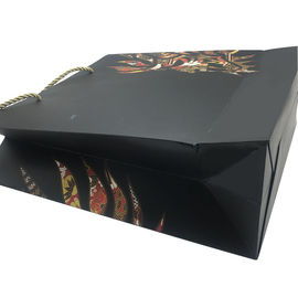 comprare Materiale nero del cartone di colore delle borse di distributore di giornali della maniglia del nastro grande fabbricazione online