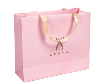 comprare OEM di stampa accurato vivo/ODM di colore dei sacchetti della spesa rosa della carta disponibile fabbricazione online