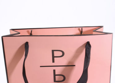Borse di distributore di giornali accurate di rosa di stampa, sacchetti della spesa operati del boutique fornitore