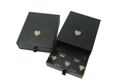 comprare Il tipo abitudine del cassetto ha stampato la lucentezza nera di colore dei contenitori di regalo/laminazione opaca fabbricazione online
