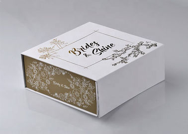 comprare Dimensioni stampata bella abitudine 18 x 18 x 7.5cm dei contenitori di regalo con la timbratura calda di superficie fabbricazione online