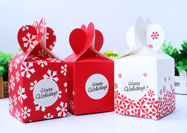 Scatole di presentazione stampate forma particolare, contenitore di regalo di Apple per la notte di Natale fornitore