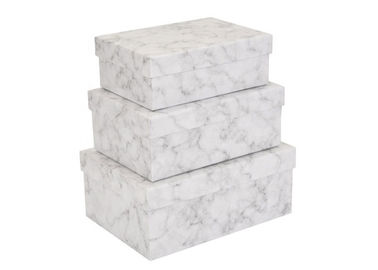 comprare Contenitore di regalo di marmo di lusso moderno, contenitori di regalo del cartone di stampa 4C riciclabili online manufacture