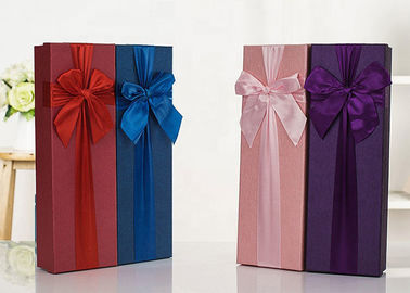Dimensioni d'imballaggio su misura 34 * 11 * 5cm del contenitore di regalo della carta di colore per il fiore fornitore