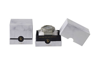 Il contenitore di regalo del marmo di Morden del cartone, sceglie i contenitori di regalo dell'orologio con il cuscino fornitore