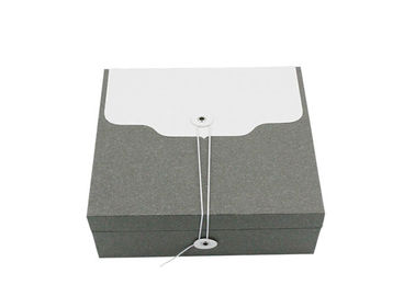 comprare Dimensione a forma di quadrata 19 del contenitore di regalo del mestiere di carta * 19* 7,7 cm con il tipo aperto della corda fabbricazione online