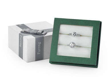 I contenitori d'imballaggio/abitudine di regalo di lusso elegante hanno stampato il materiale del cartone dei contenitori di gioielli fornitore