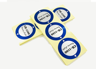 Etichette adesive su ordinazione di forma rotonda lucide/spessori opaco 0,2 - 0.3mm di rivestimento fornitore
