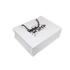 L'abitudine bianca di colore ha stampato i sacchi di carta per i cosmetici/profumo/indumenti fornitore