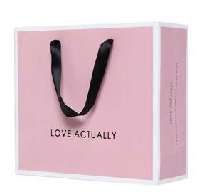 Il colore rosa ha personalizzato il ODM popolare/OEM dei sacchetti della spesa di carta disponibili fornitore