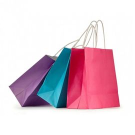 comprare Rivestimenti resistenti stampati biodegradabili della plastica/acqua dei sacchi di carta di Kraft disponibili fabbricazione online