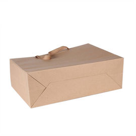 Sacchetti della spesa pratici della carta kraft, Sacchi di carta di Brown Kraft per qualsiasi occasione celebratoria fornitore