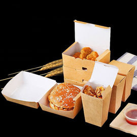 comprare Progettazione materiale pieghevole del foro di sfiato della carta kraft delle scatole del Takeaway del pollo fritto fabbricazione online