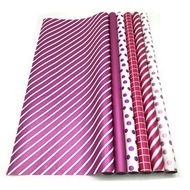Doppio colore laterale del X.500 cm di dimensione 70 del rotolo della carta da imballaggio del regalo vario disponibile fornitore