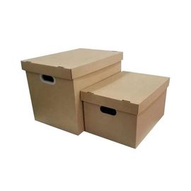 Contenitori commoventi di cartone ondulato commovente di Brown per la carta della cassetta delle lettere fornitore