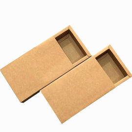 L'abitudine di stile del cassetto ha stampato il materiale durevole della carta kraft delle scatole 350g Brown fornitore