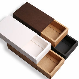 L'abitudine di stile del cassetto ha stampato il materiale durevole della carta kraft delle scatole 350g Brown fornitore