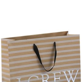 i sacchetti della spesa della carta di 250gsm Brown, sacchi di carta commerciali rimuovono la piega fornitore