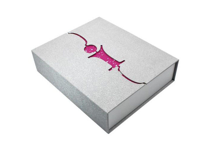 Dimensioni d'argento 22 * 30 * 7CM di colore stampata abitudine di classe dei contenitori di regalo di stile fornitore