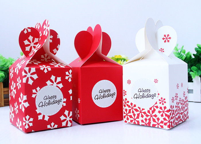 Scatole di presentazione stampate forma particolare, contenitore di regalo di Apple per la notte di Natale fornitore