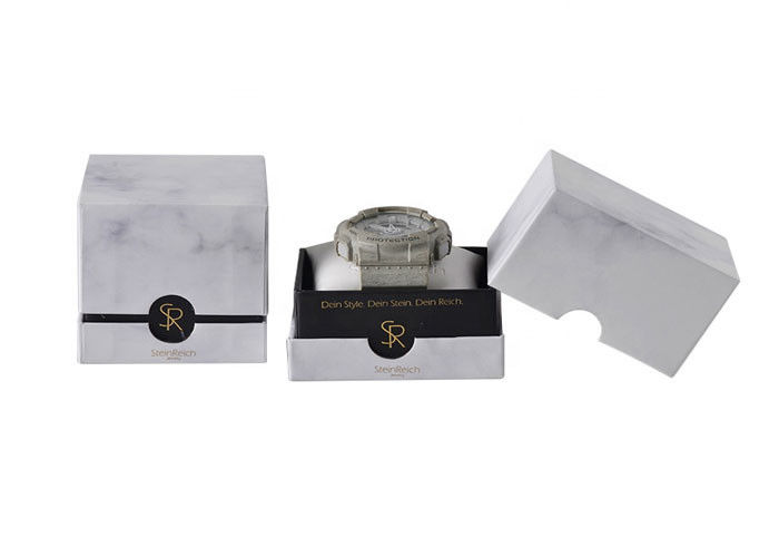Il contenitore di regalo del marmo di Morden del cartone, sceglie i contenitori di regalo dell'orologio con il cuscino fornitore