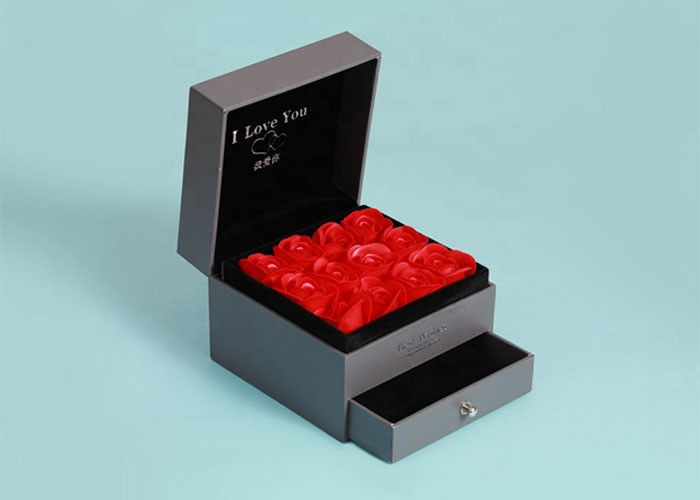 Materiale alla moda d'imballaggio del cartone di colore grigio di 2 di Layerd contenitori di regalo di lusso fornitore