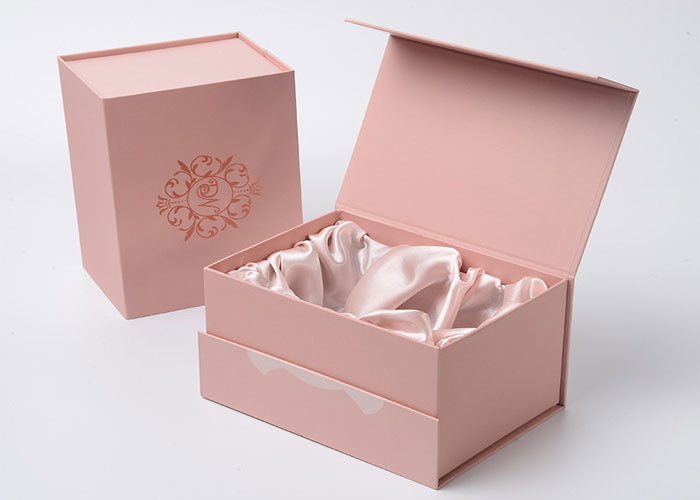 Bello contenitore di regalo rosa fatto a mano, riciclabile semplice magnetico della scatola di carta fornitore