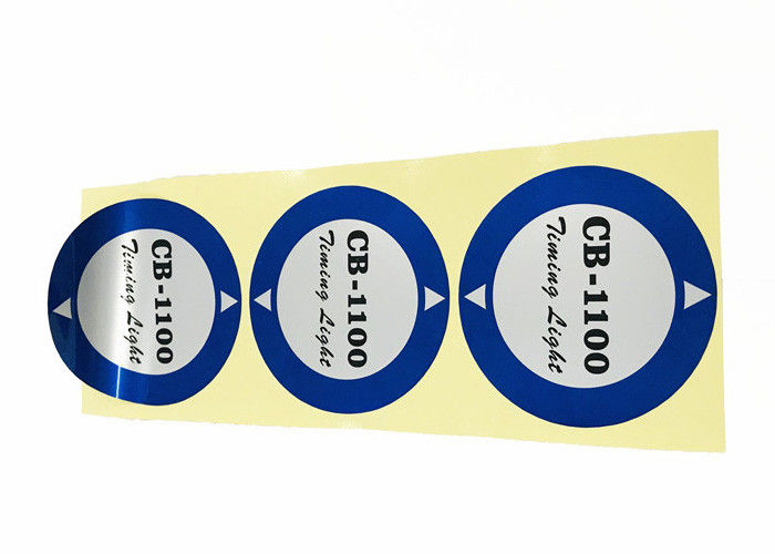 Etichette adesive su ordinazione di forma rotonda lucide/spessori opaco 0,2 - 0.3mm di rivestimento fornitore