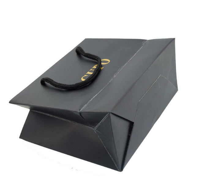 Il colore nero ha personalizzato i sacchi di carta, borse Eco del regalo stampate abitudine amichevole fornitore