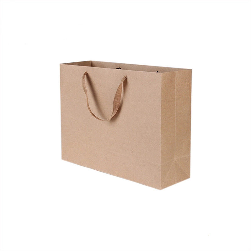 Sacchetti della spesa pratici della carta kraft, Sacchi di carta di Brown Kraft per qualsiasi occasione celebratoria fornitore
