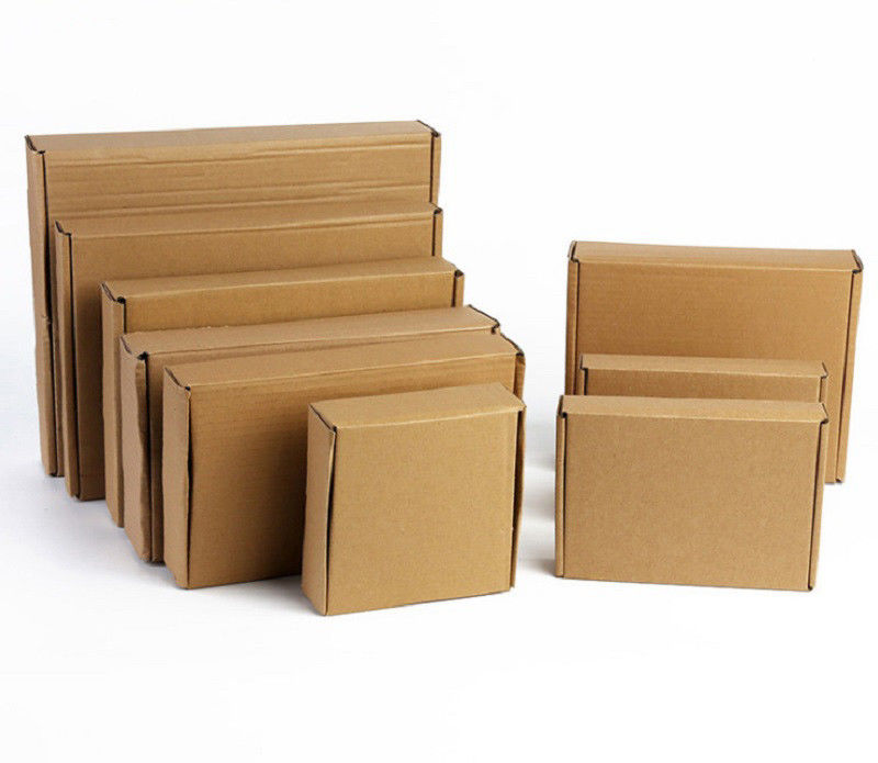 Contenitore di cartone di Brown della carta kraft, Spessore ondulato su ordinazione 0.23mm delle scatole fornitore