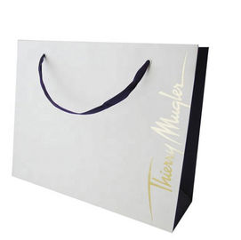 Good price L'affare ha stampato i sacchi di carta di Kraft con finitura superficia di timbratura calda dell'oro in linea