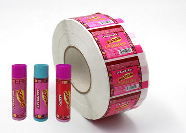 Good price Le etichette adesive su ordinazione d'uso dure dentellano il colore non tossico per il balsamo di labbro in linea