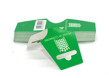 Good price Le etichette piegate fluorescenti dell'oscillazione di colore verde, raddoppiano le etichette di caduta del prodotto parteggiato in linea