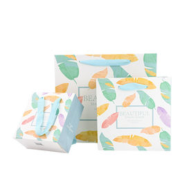 Good price Bello logo su misura dei sacchetti della spesa della carta kraft Lusso con la maniglia di nylon della corda in linea