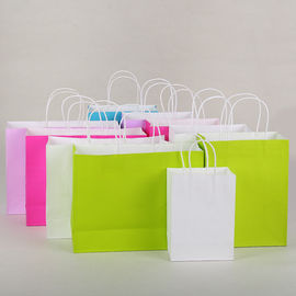 Good price Rispettoso dell'ambiente riciclabile dei sacchi di carta di Kraft colorato solido per comperare in linea